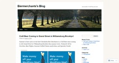 Desktop Screenshot of biermerchants.wordpress.com