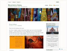 Tablet Screenshot of beautifulindiablog.wordpress.com