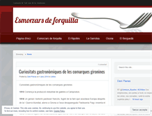 Tablet Screenshot of esmorzarsdeforquilla.wordpress.com