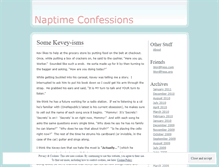 Tablet Screenshot of naptimeconfessions.wordpress.com
