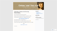 Desktop Screenshot of chelseaolivia.wordpress.com
