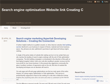 Tablet Screenshot of linkbuildingservice97.wordpress.com