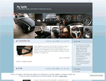 Tablet Screenshot of mysprite.wordpress.com