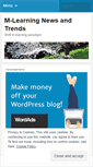 Mobile Screenshot of moblearning.wordpress.com