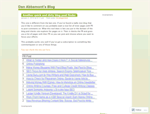 Tablet Screenshot of danabbamont.wordpress.com