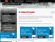 Tablet Screenshot of freeleadacademy.wordpress.com