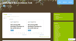 Desktop Screenshot of berlinerbalkonkultur.wordpress.com