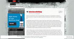 Desktop Screenshot of jian6.wordpress.com