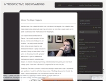 Tablet Screenshot of introsp3ctive.wordpress.com