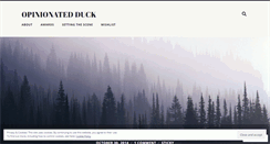 Desktop Screenshot of opinionatedduck.wordpress.com