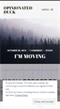 Mobile Screenshot of opinionatedduck.wordpress.com