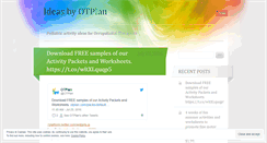 Desktop Screenshot of otplan.wordpress.com
