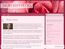 Tablet Screenshot of morvensblog.wordpress.com