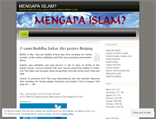 Tablet Screenshot of mengapaislam.wordpress.com