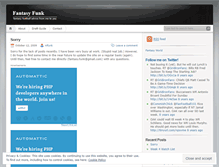 Tablet Screenshot of fantasyfunk.wordpress.com