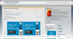 Desktop Screenshot of jovenesdesantarita.wordpress.com
