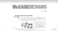 Desktop Screenshot of mccabedesigns.wordpress.com