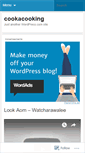 Mobile Screenshot of cookacooking.wordpress.com