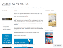 Tablet Screenshot of livesentresources.wordpress.com