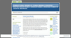 Desktop Screenshot of gambarrumahminimalis.wordpress.com