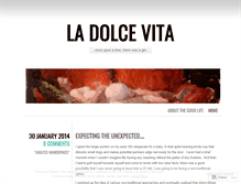 Tablet Screenshot of livingladolcevita.wordpress.com