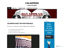 Tablet Screenshot of calaverasjournal.wordpress.com