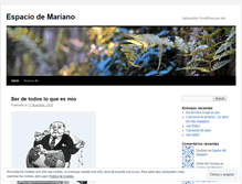 Tablet Screenshot of estradayvarios.wordpress.com