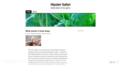 Desktop Screenshot of hipstersafari.wordpress.com