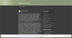 Desktop Screenshot of moshmanagement.wordpress.com