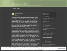 Tablet Screenshot of moshmanagement.wordpress.com