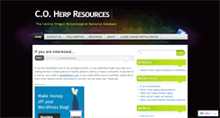 Desktop Screenshot of coherpresources.wordpress.com