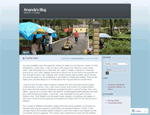 Tablet Screenshot of amandaelaine.wordpress.com