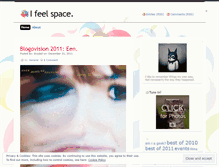 Tablet Screenshot of ifeelspace.wordpress.com