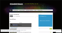 Desktop Screenshot of dominicdimas.wordpress.com