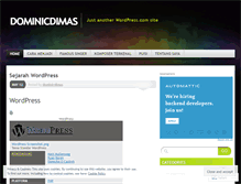 Tablet Screenshot of dominicdimas.wordpress.com