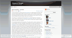 Desktop Screenshot of domainofthought.wordpress.com