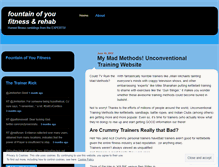 Tablet Screenshot of fountainofyoufitness.wordpress.com