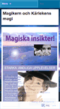 Mobile Screenshot of magiskbok.wordpress.com