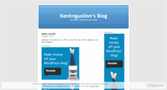 Desktop Screenshot of kenhnguoilon.wordpress.com
