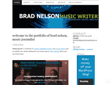 Tablet Screenshot of braddavidnelson.wordpress.com
