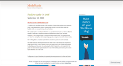Desktop Screenshot of mechmania.wordpress.com
