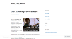 Desktop Screenshot of murodelodio.wordpress.com