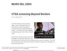Tablet Screenshot of murodelodio.wordpress.com