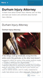 Mobile Screenshot of durhaminjuryattorney0.wordpress.com