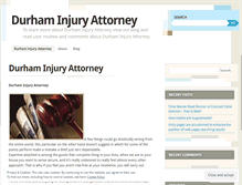 Tablet Screenshot of durhaminjuryattorney0.wordpress.com