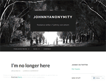 Tablet Screenshot of johnnyanonymity.wordpress.com