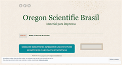Desktop Screenshot of oregonscientificbrasil.wordpress.com