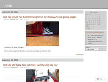 Tablet Screenshot of lisalundgren.wordpress.com