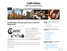 Tablet Screenshot of caffedivino.wordpress.com