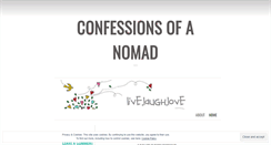 Desktop Screenshot of memoiresofanomad.wordpress.com